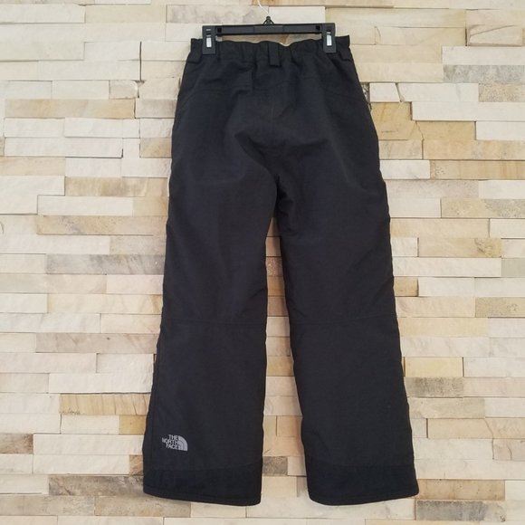 North Face Boys Black Medium Ski Snow Pants Bibs M